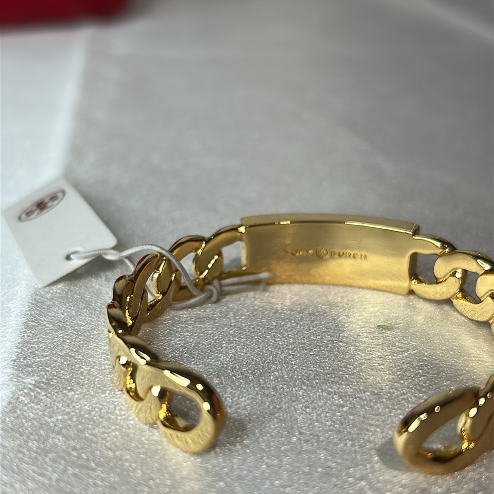 Brand new Tory Burch gold and red bracelet - Picture 3 of 4